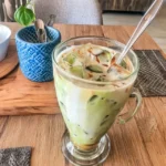 Latte Matcha Glacé au Lait de Coco