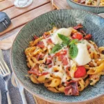 Salade de pates aux Tomates Séchées et Mozzarella