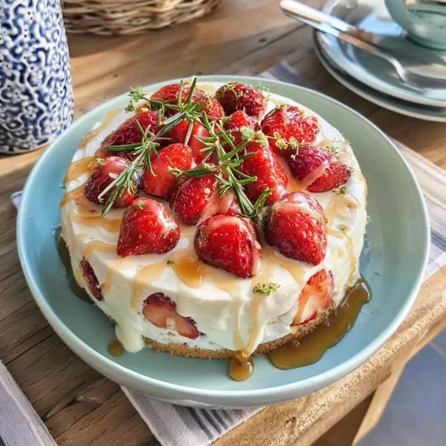 Tiramisu aux fraises sans cuisson