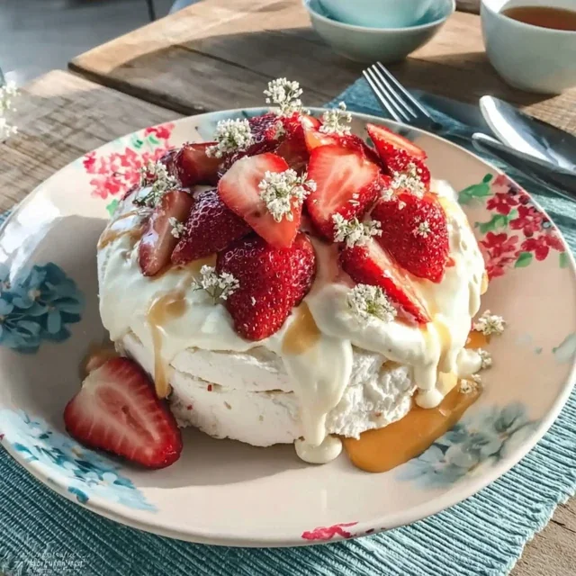 Tiramisu aux fraises sans cuisson