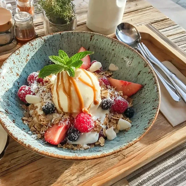 Açaï Bowl aux Fruits Rouges et Granola