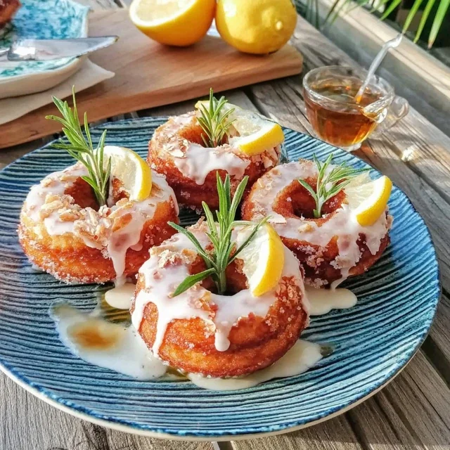 Beignets au Citron et Sucre Vanillé