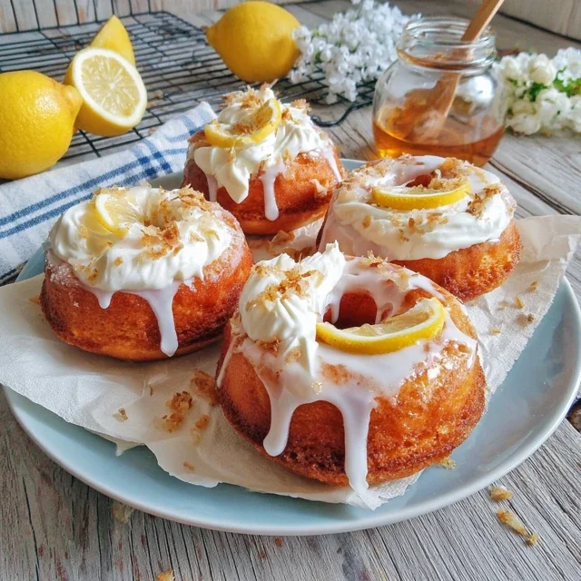 Beignets au Citron et Sucre Vanillé
