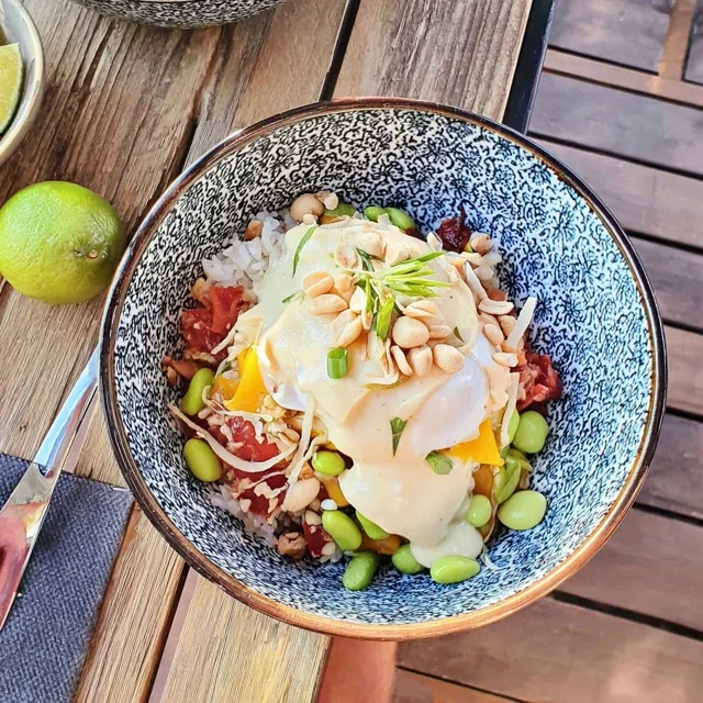 Bol Bouddha Mangue, Edamame et Riz au Jasmin