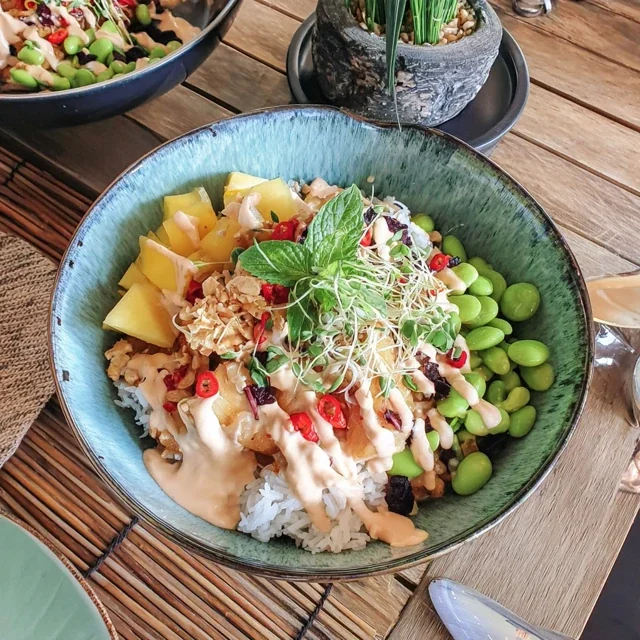 Bol Bouddha Mangue, Edamame et Riz au Jasmin
