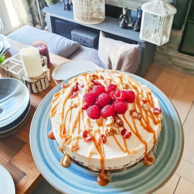 Cheesecake aux Framboises Sans Cuisson