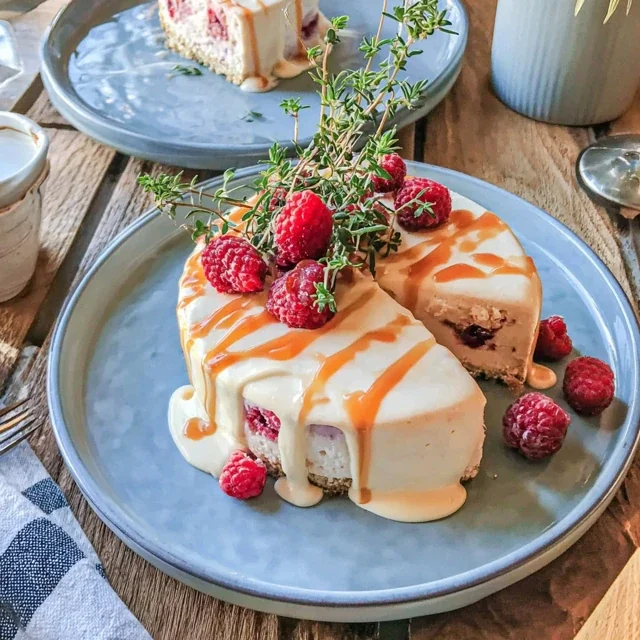 Cheesecake aux Framboises Sans Cuisson