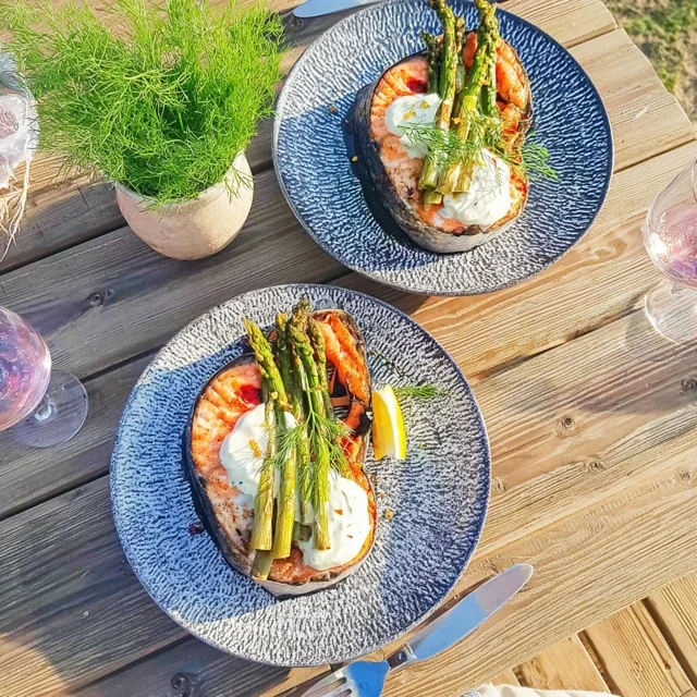 Comment préparer un saumon grillé aux asperges