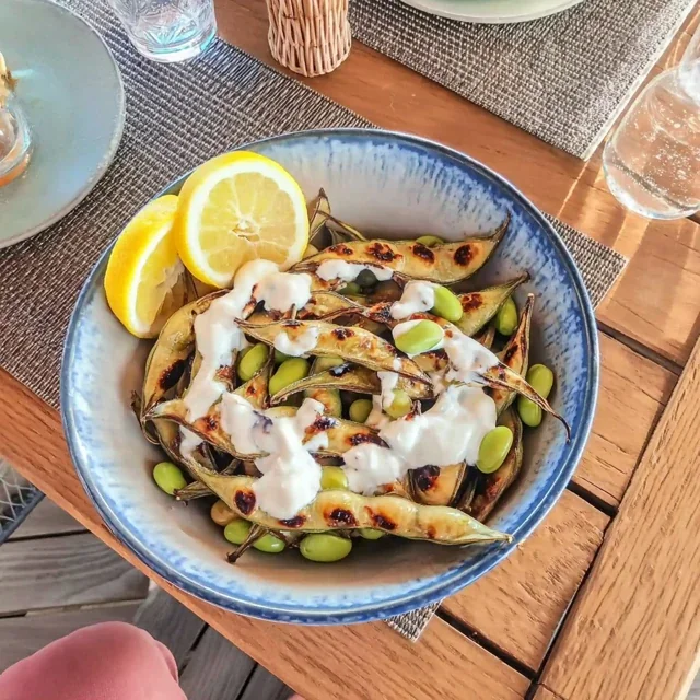 Edamame Grillé au Sel et Citron
