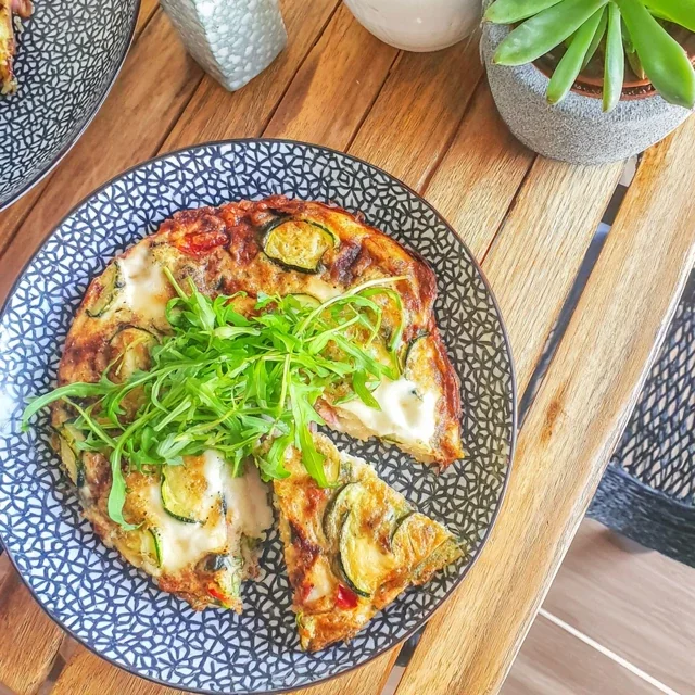 Frittata aux Courgettes et Herbes Fraîches