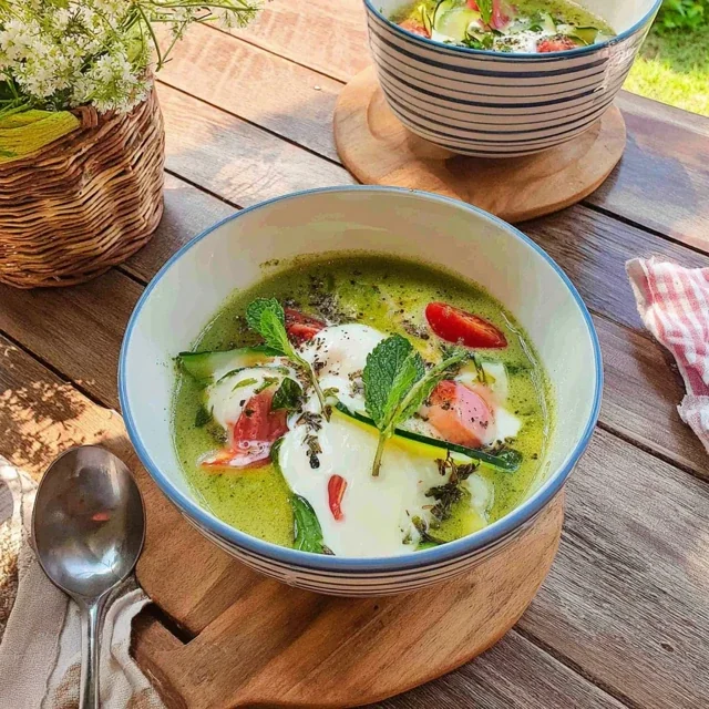 Gaspacho de Concombre et Menthe