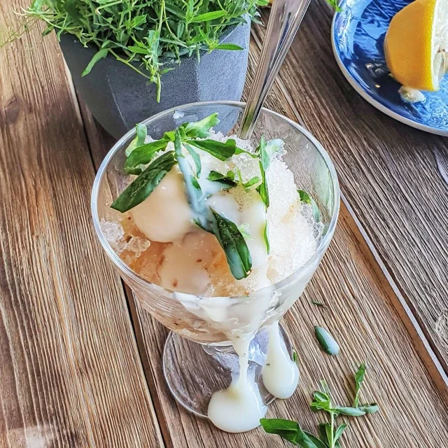 Granita au Citron et Menthe Fraîche