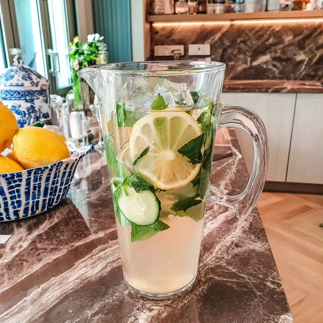 Lemonade Maison à la Menthe et Concombre