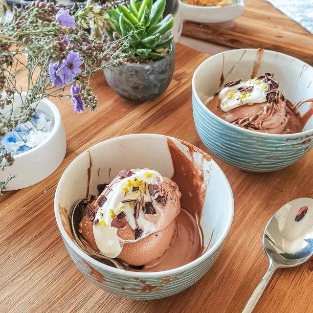 Mousse au Chocolat Noir et Fleur de Sel