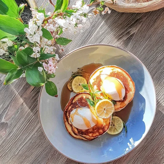 Pancakes à la Ricotta et Citron