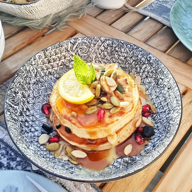 Pancakes à la Ricotta et Citron