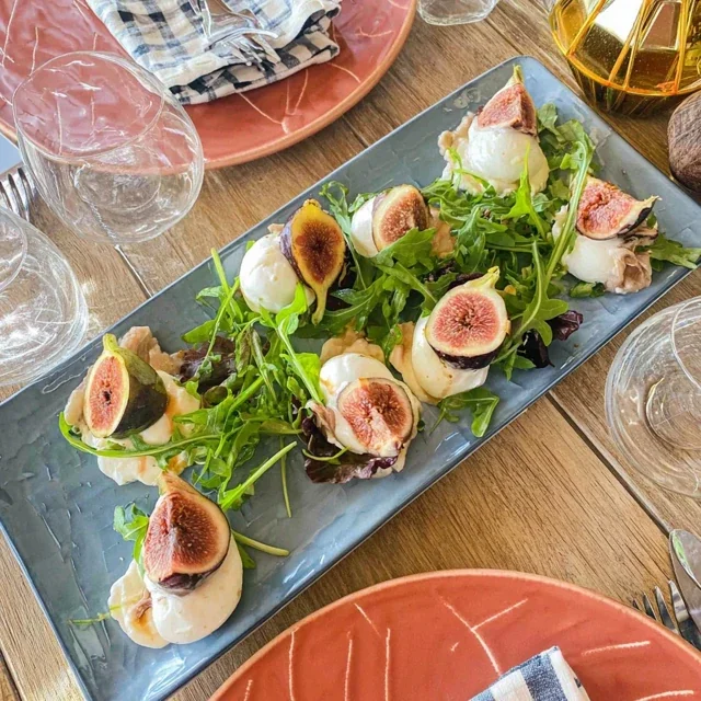 Plateau Apéro Figues, Burrata et Roquette