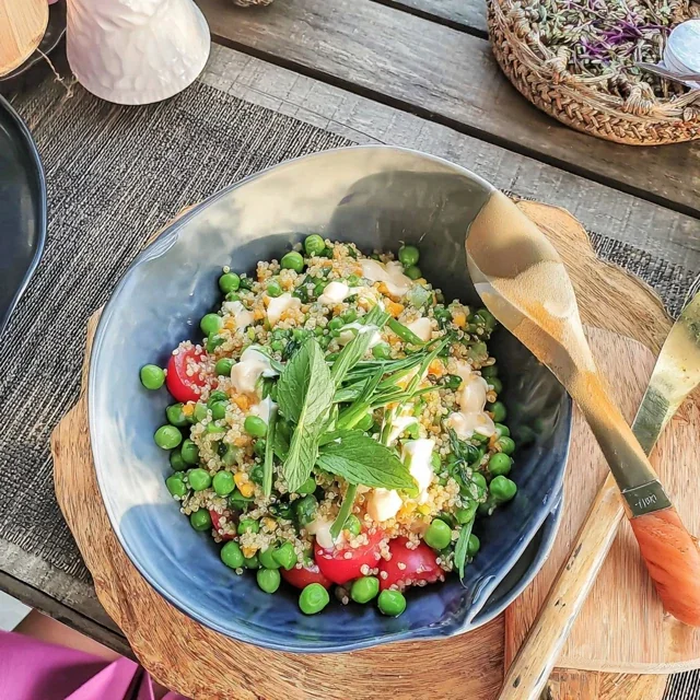 Salade de Quinoa aux Petits Pois et Menthe