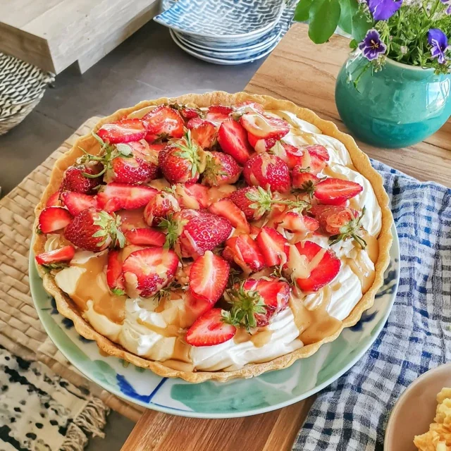 Tarte aux Fraises et Crème Pâtissière