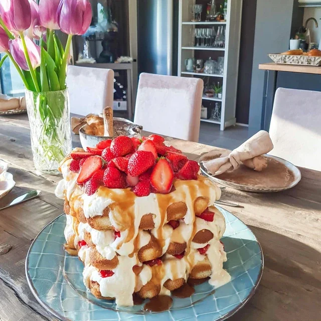 Tiramisu aux Fraises et Mascarpone